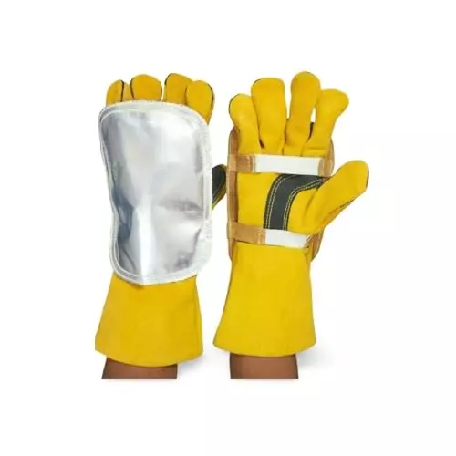 hanmech-heavy-duty-1-pair-aluminized-pad-1-pair-gloves-size-standard