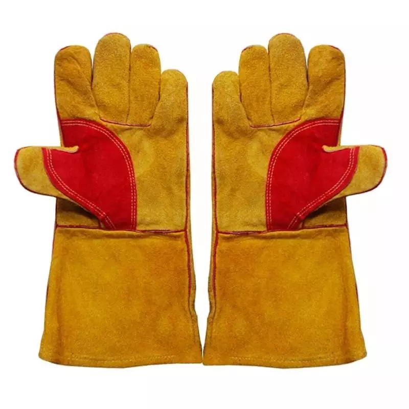 swavind-leather-hand-gloves-heat-fire-resistant-reusable-yellow-and-red-12-inch