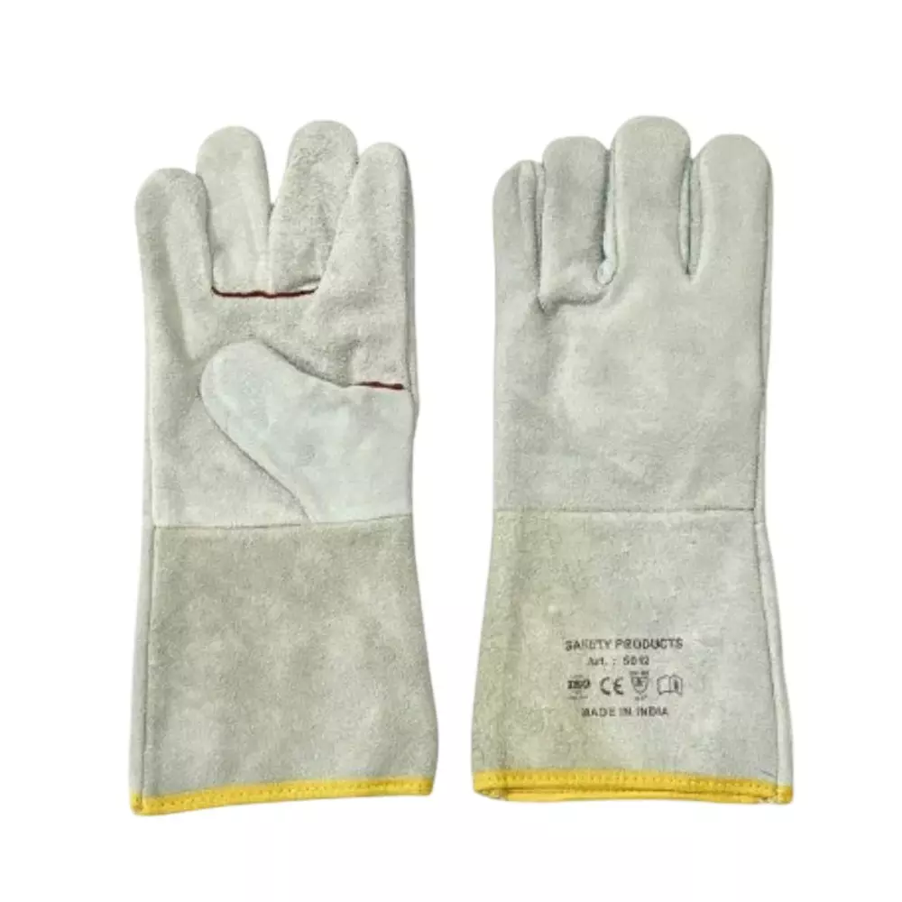 SWAVIND Leather Hand Gloves Heat & Fire Resistant Reusable White 5012
