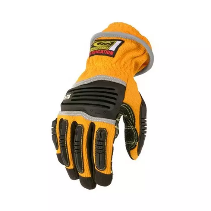 Ansell Ringers R-314 Black Polyester Cut Resistant Impact Protection Kevlar Coating Gloves Size 8, 314-08