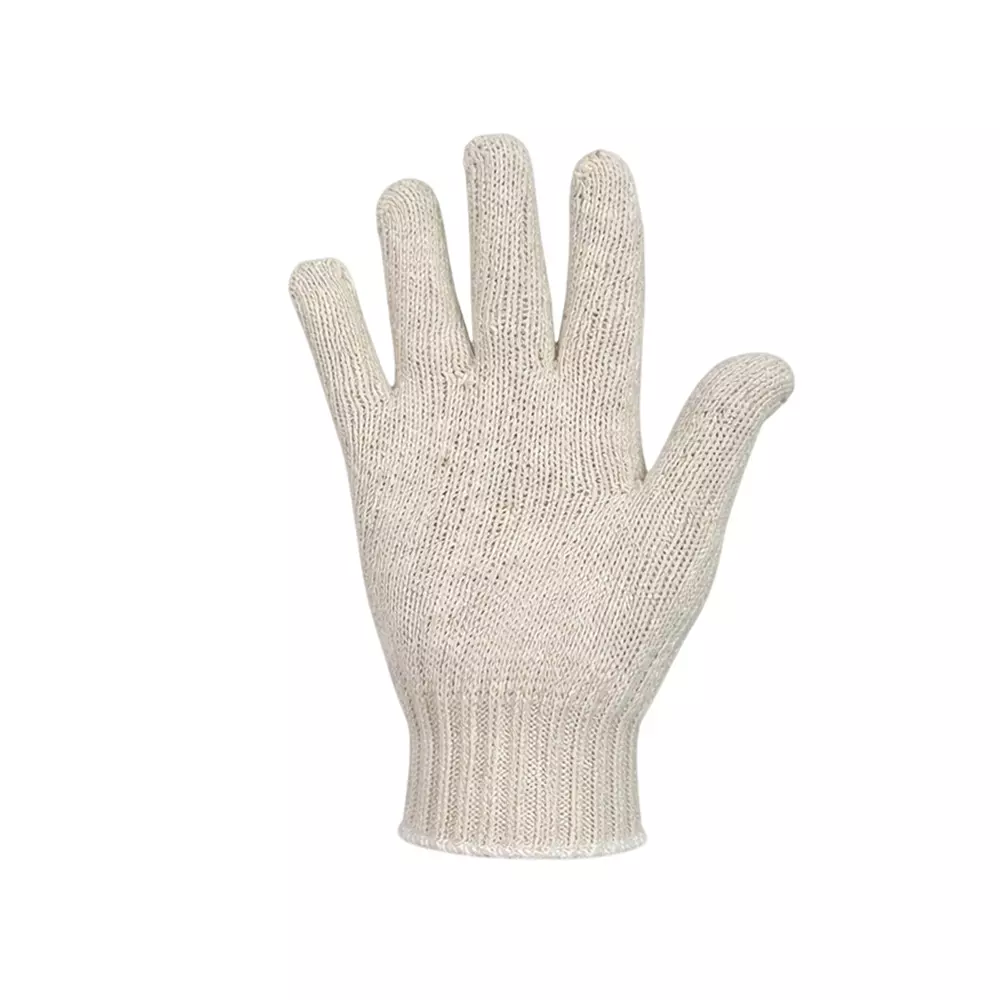 GENERIC Cotton Knitted Gloves 7 Gauge 35 g Free Size (Pack of 120 Pair)