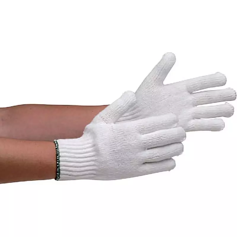 MIDORI Special Spinning Hand White Polyester, TOKUBOU-NO5 (Pack of 12) (Pack of 12 Pair)