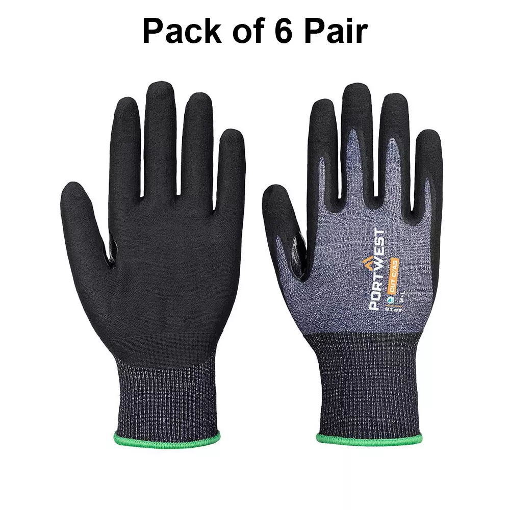 portwest-hand-gloves-blue-black-m-regular-fit-full-fingered-for-industrial-use-ap18b8rm-pack-of-12-pairs