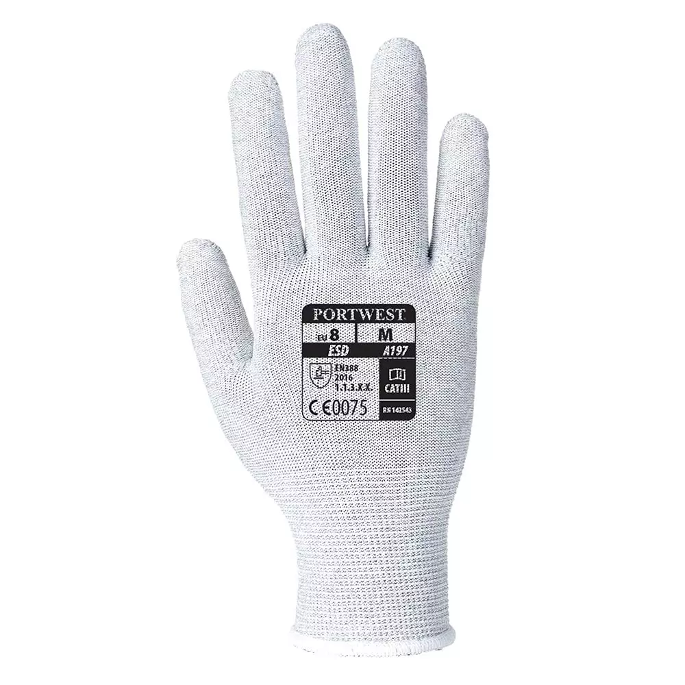 portwest-hand-glove-grey-15-gauge-liner-s-size-polyester-carbon-fiber-full-fingered-for-industrial-use-a197grrs