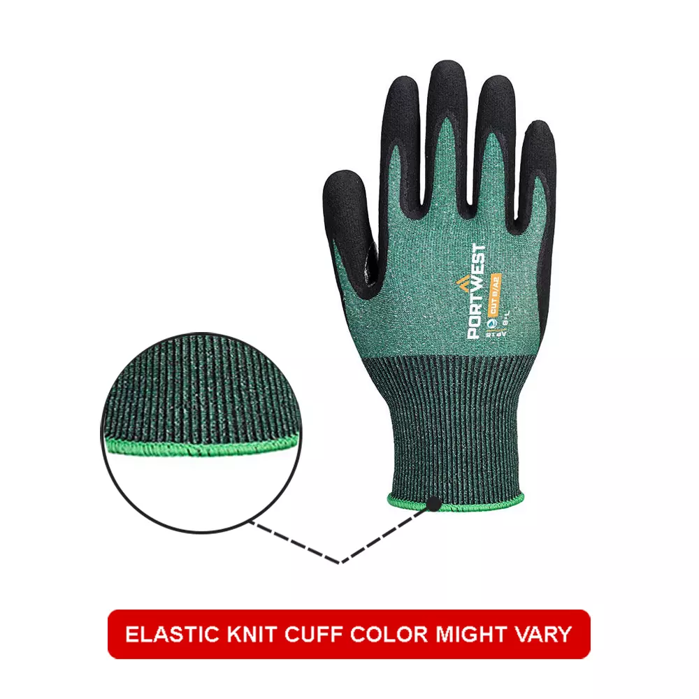 portwest-hand-gloves-green-black-l-regular-fit-full-fingered-for-industrial-use-ap15e8rl