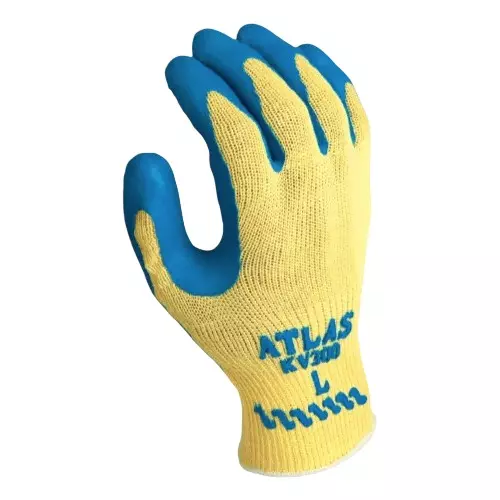 Atlas Hand Gloves Kevlar Yellow Cotton Free Size for Industrial Use
