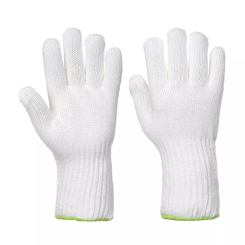 Portwest Hand Glove White XXL Size Cotton Full Fingered for Industrial Use, A590WHRXXL