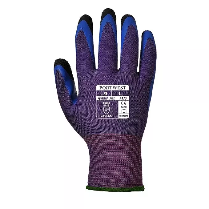 portwest-duo-flex-hand-glove-purple-blue-13-gauge-liner-m-size-polyester-full-fingered-for-industrial-use-a175u4rm