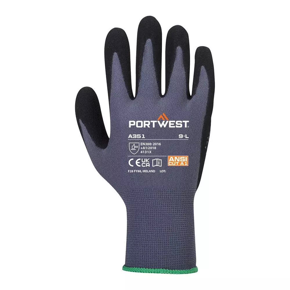 portwest-sandy-dotted-hand-glove-grey-black-m-size-nylon-elastane-polyester-nitrile-sandy-full-fingered-for-industrial-use-a351g8rm