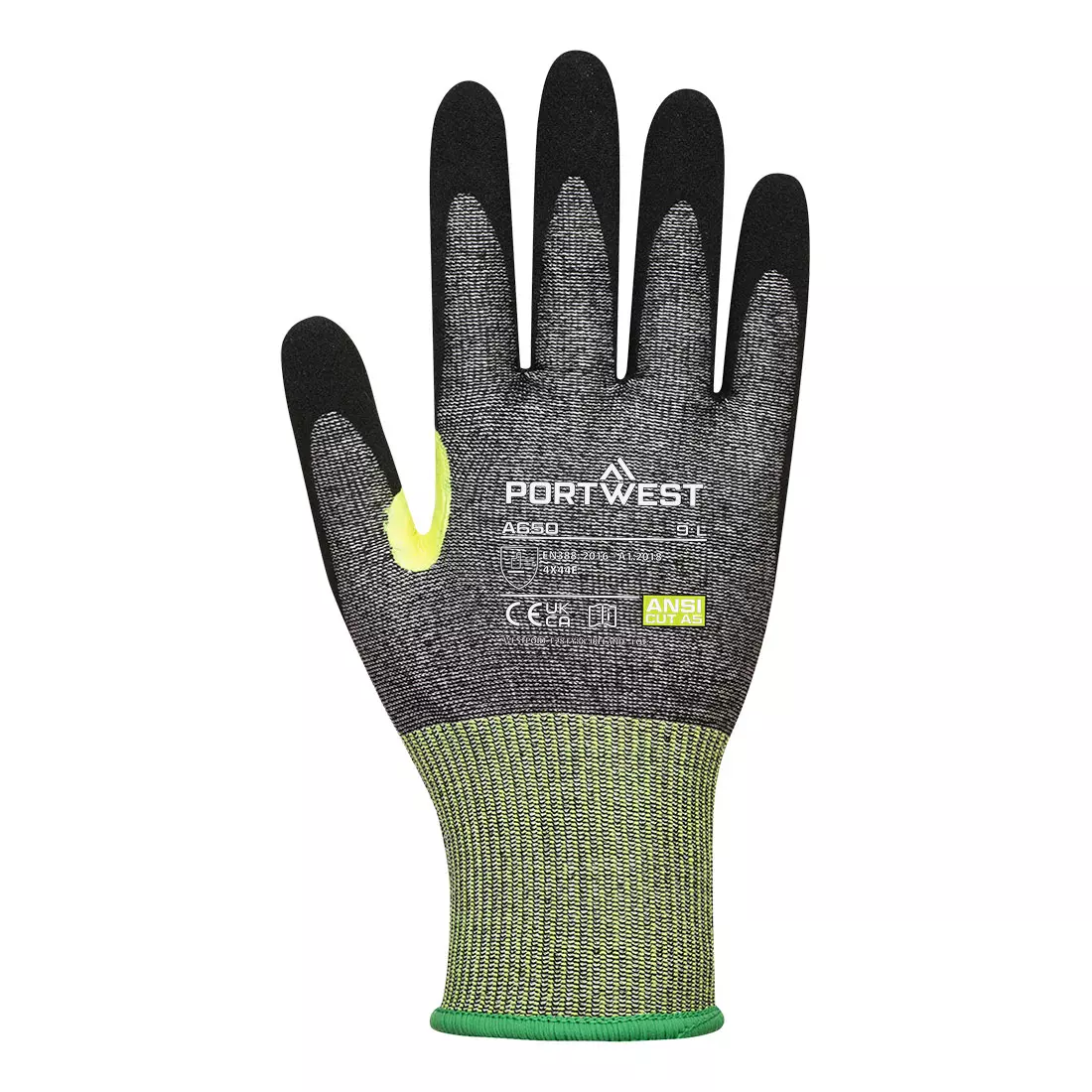 portwest-cs-cut-hand-glove-grey-black-15-gauge-liner-s-size-hppe-nylon-glass-fibre-elastane-nitrile-foam-full-fingered-for-industrial-use-a650