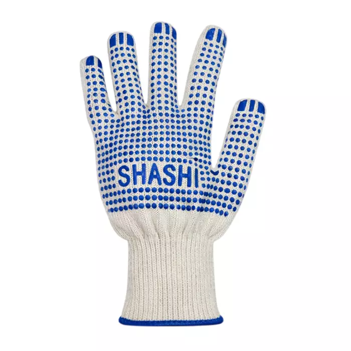STOCKHAWKERS Safety Hand Gloves White and Blue Color M Size (Pack of 120 Pair)