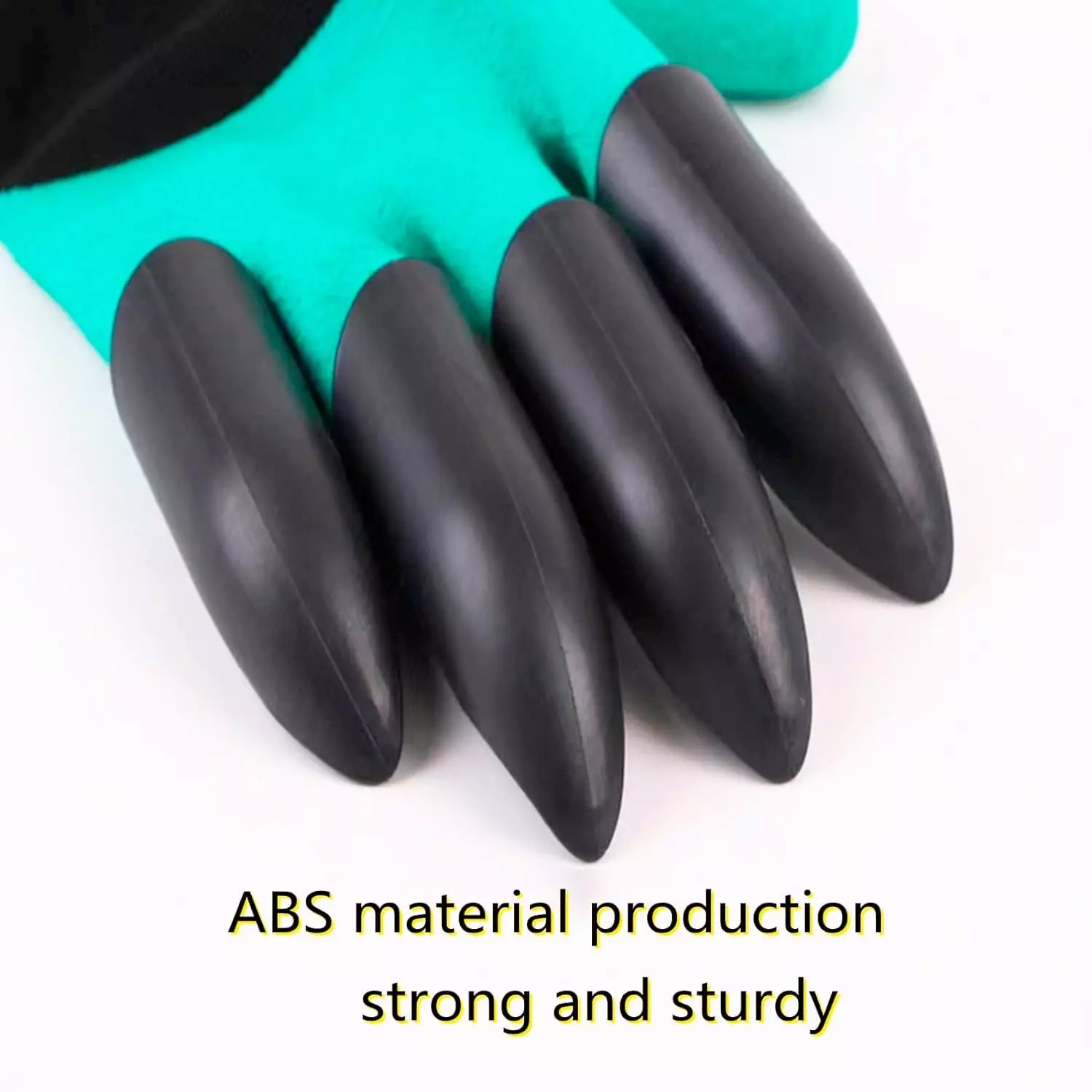 Swavind Safety Hand Gloves Strong Flexible Fabric Puncture Resistant Green & Black Free Size
