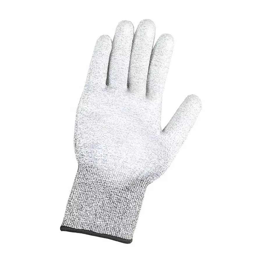 DESCO CUT-RESISTANT GLOVE, PE, XXL, GRY/WHT, 17136