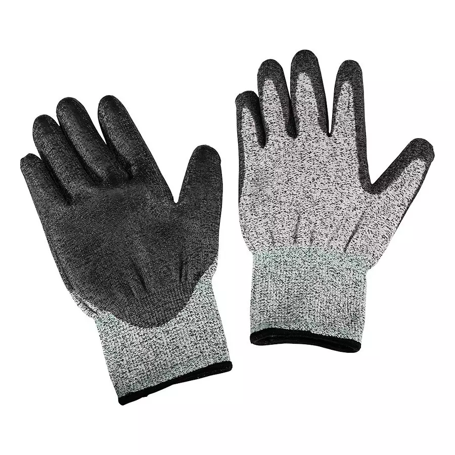 DESCO GLOVES, CUT-RESISTANT, XS, GRY/WHT, 17137
