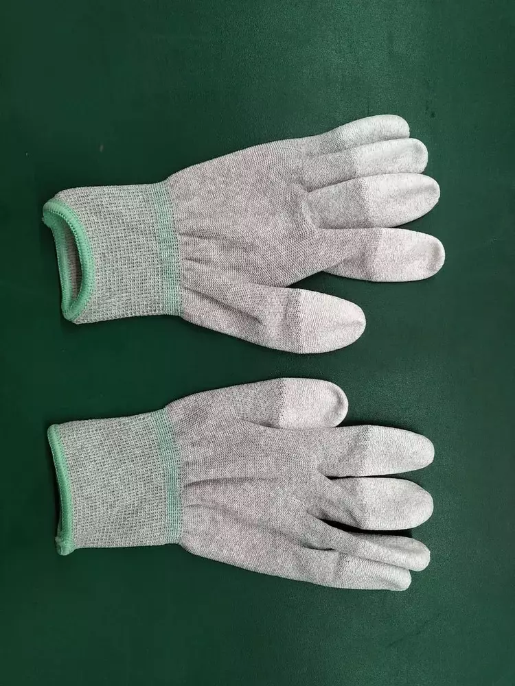 Swavind Safety Hand Gloves Synthetic Fabric Non-Slip Grip White Free Size (Pack of 120 Pair)