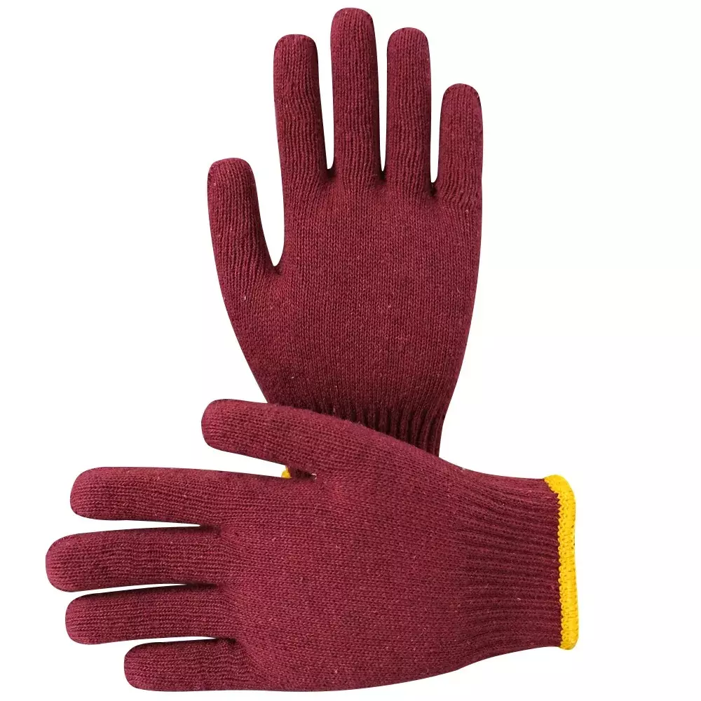 Swavind Safety Hand Gloves Lint-Free Nylon Anti Static Soft & Stretchable Wine Free Size (Pack of 120 Pair)