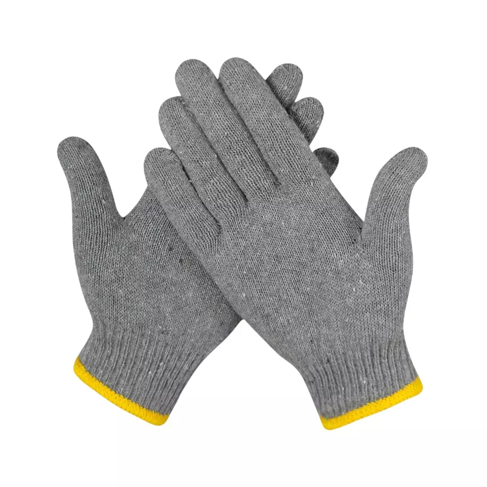 Swavind Safety Hand Gloves Lint-Free Nylon Anti Static Soft & Stretchable Grey Free Size (Pack of 600 Pair)