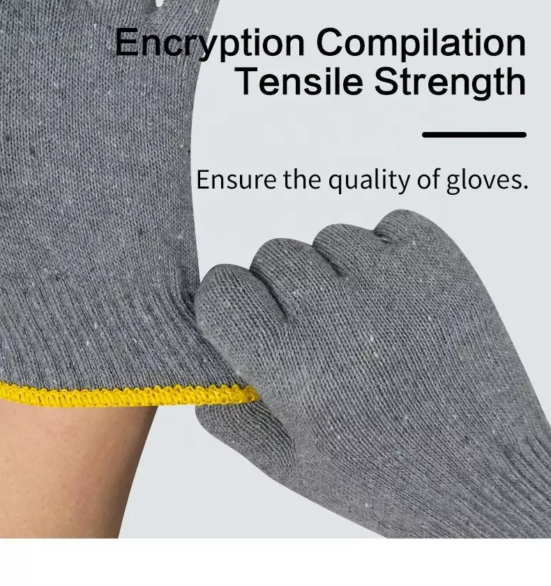 Swavind Safety Hand Gloves Lint-Free Nylon Anti Static Soft & Stretchable Grey Free Size (Pack of 600 Pair)