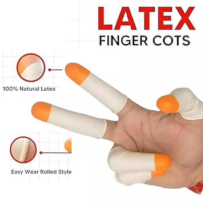 swavind-reusable-finger-coats-latex-rubber-anti-slip-anti-static-white-orange-for-electronic-assembly-industrial-work-144-pcs-x-10-pack