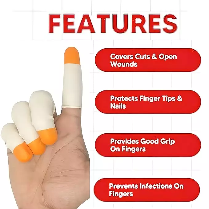 swavind-reusable-finger-coats-latex-rubber-anti-slip-anti-static-white-orange-for-electronic-assembly-industrial-work-144-pcs-x-10-pack