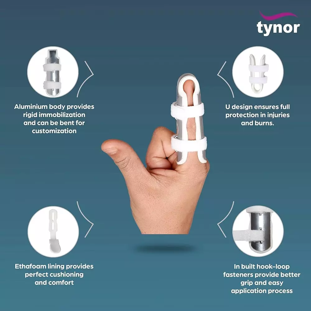 Tynor FINGER COT Silver Large Size, TA06026