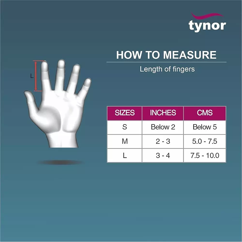 Tynor FINGER COT Silver Large Size, TA06026
