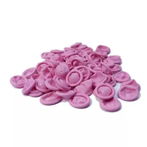 GLOBALSS ESD Finger Coats Rubber Pink Free Size (Pack of 1000)