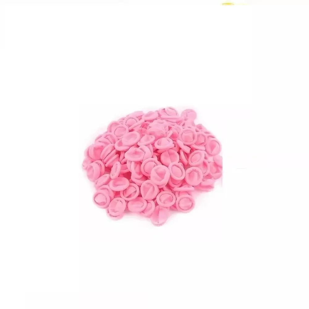 GLOBALSS ESD Finger Coats Rubber Pink Standard (Pack of 1440)