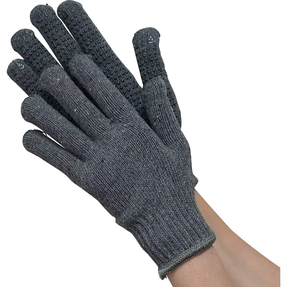 MonotaRO Anti-Slip Work Gloves 7 Gauge Gray Free (equivalent to L) Size, 26049599 (Pcka of 12 Pair)