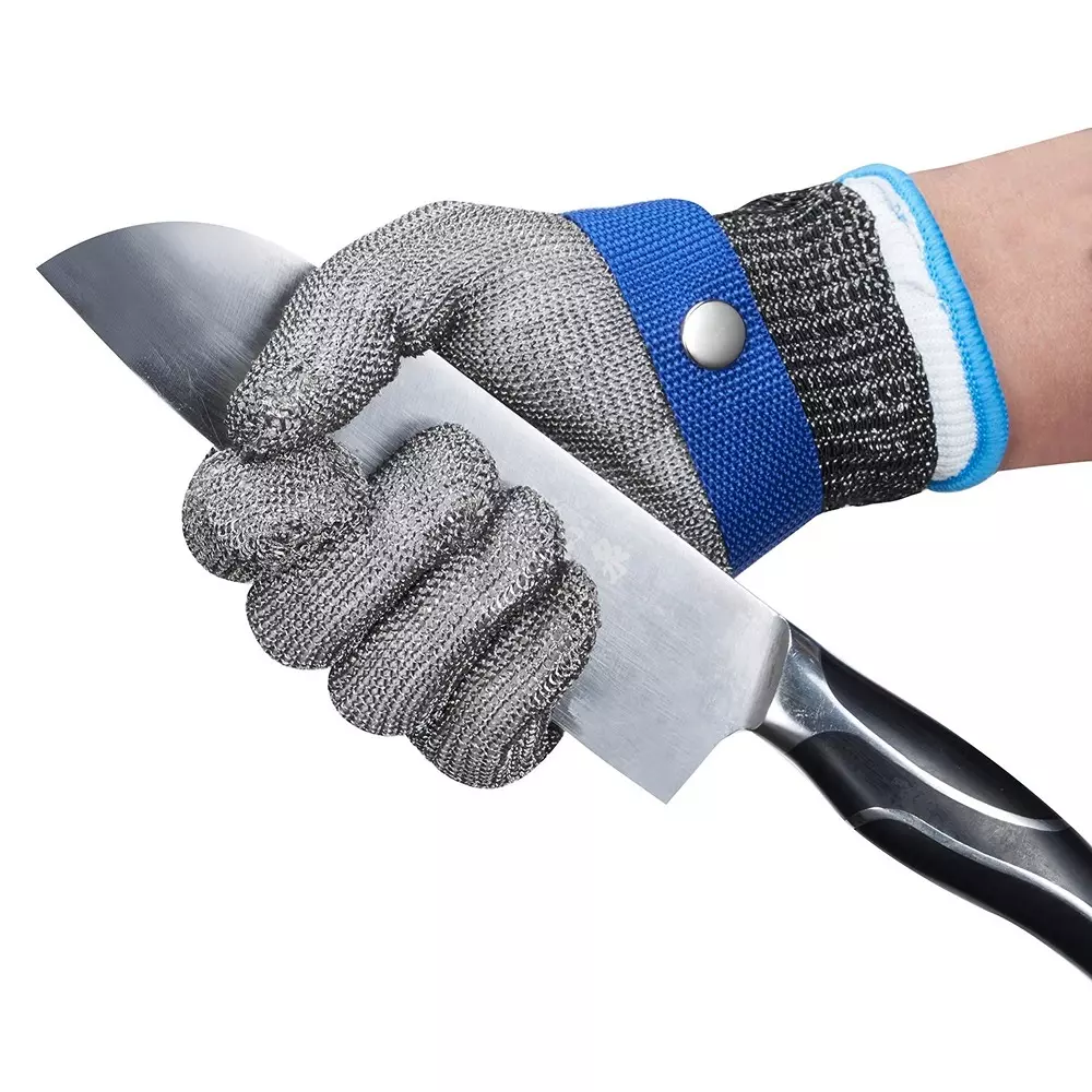 swavind-stainless-steel-cut-resistant-glove-reusable-silver-large-single-glove