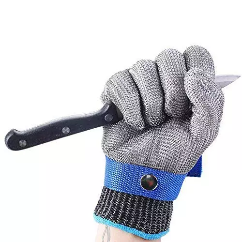 swavind-stainless-steel-cut-resistant-glove-reusable-silver-large-single-glove