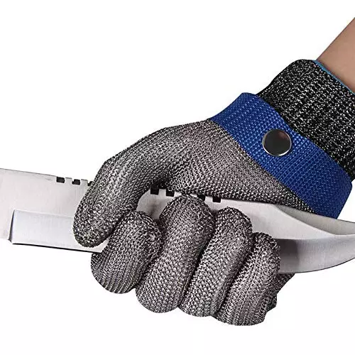 swavind-stainless-steel-cut-resistant-glove-reusable-silver-large-single-glove