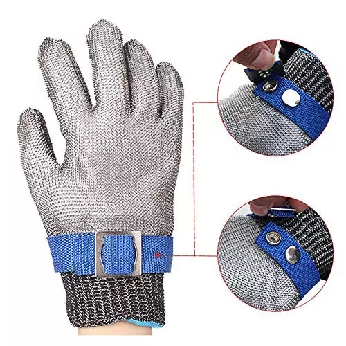 swavind-stainless-steel-cut-resistant-glove-reusable-silver-large-single-glove