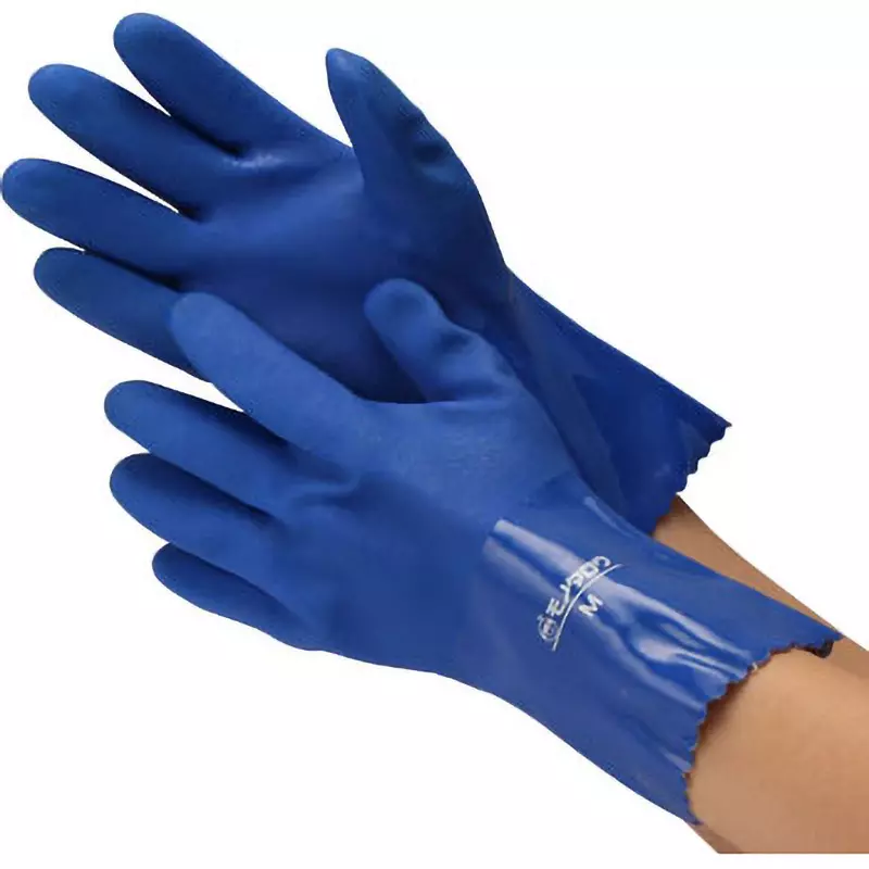 MonotaRO Oil Resistant Gloves Blue 1.4±0.1 mm Thickness, 30412856 (10 Pair)