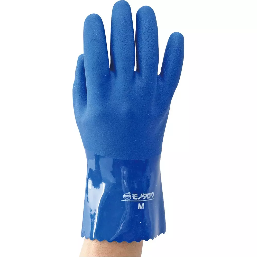MonotaRO Oil Resistant Gloves + Right Hand Only Blue 1.4±0.1 mm Thickness, 46788454 (Pack of 2 Pcs)