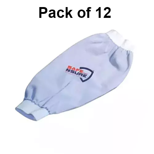 safe-n-sure-protective-arm-sleeve-508-mm-20-inch-length-leather-190-mm-75-inch-width-blue-sas-12-pack-of-12-pair