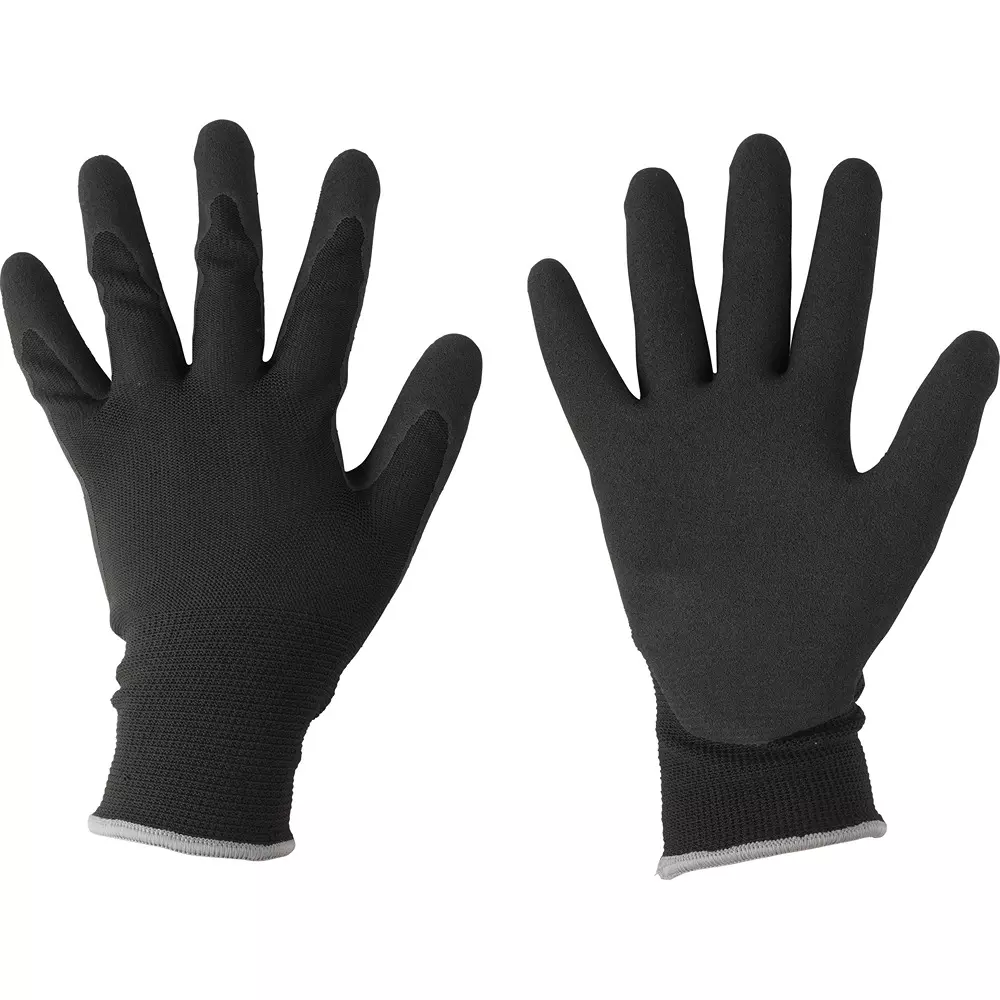 monotaro-unlined-gloves-thin-foam-rubber-coating-100-polyester-black-s-size-l9301