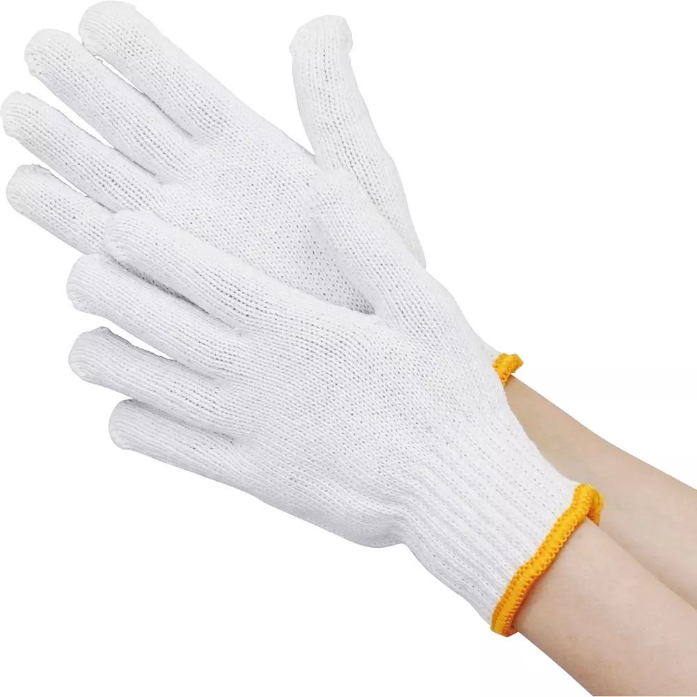 MonotaRO Japan'S No. 1 Cotton Work Gloves, 7 Gauge Kinari L Size, 20296109 (Pack of 240 Pair)