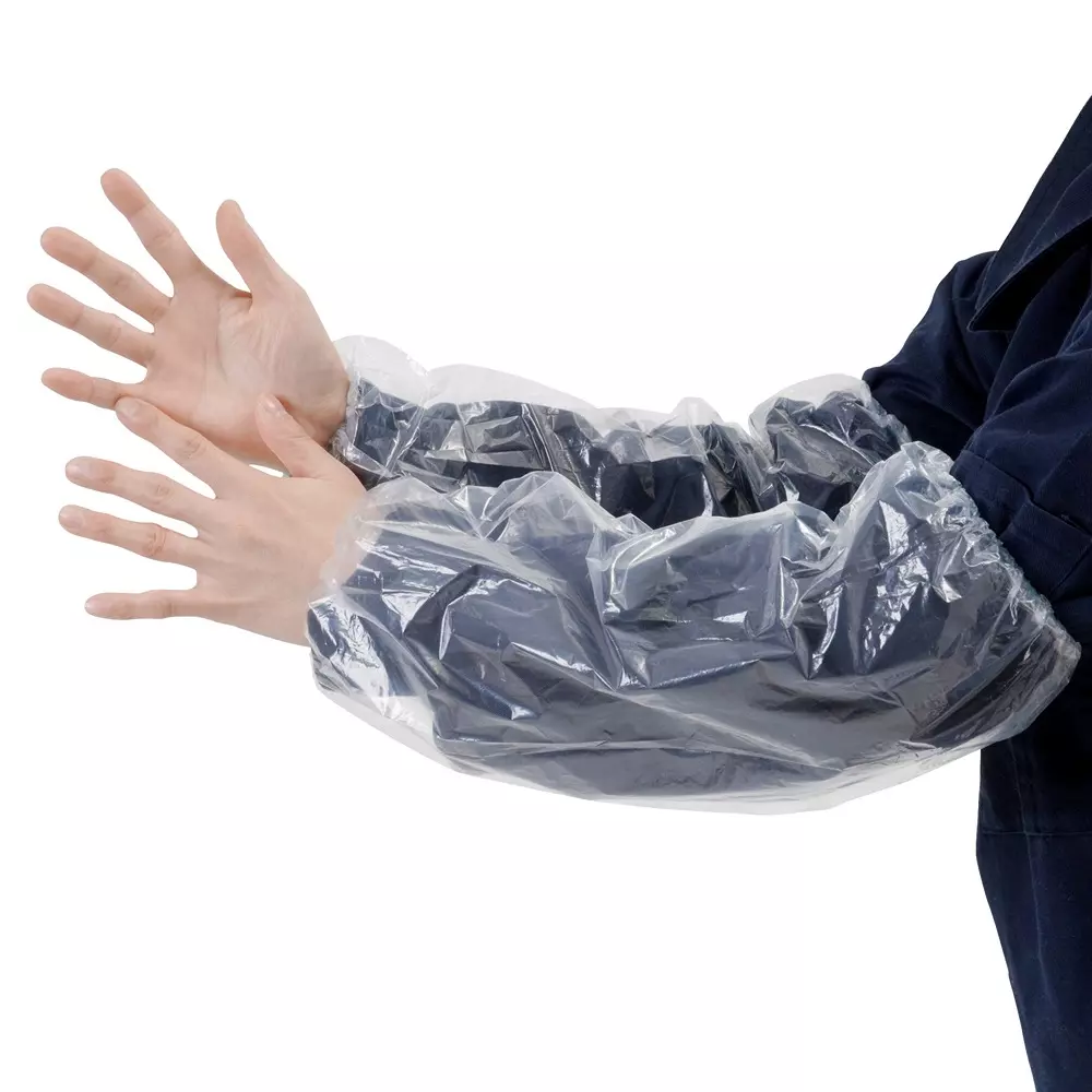 MonotaRO Arm Cover Made of Polyethylene Clear 0.02 mm Thickness, 41010 (Pack of 50 Pcs)