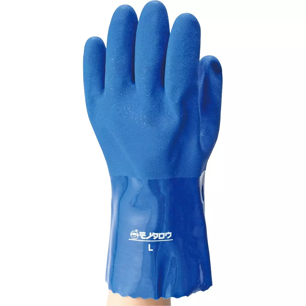 MonotaRO Oil Resistant Gloves + Left Hand Only Blue 1.4±0.1 mm Thickness, 46788436 (Pack of 2 Pcs)