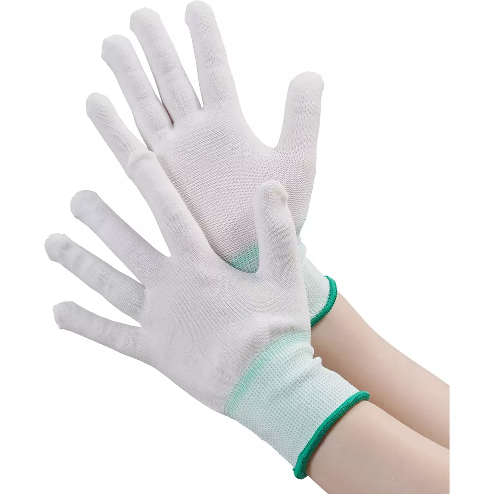 MonotaRO Work Gloves Polyester Uncoated White M Size, 28774289 (Pack of 12 Pair)