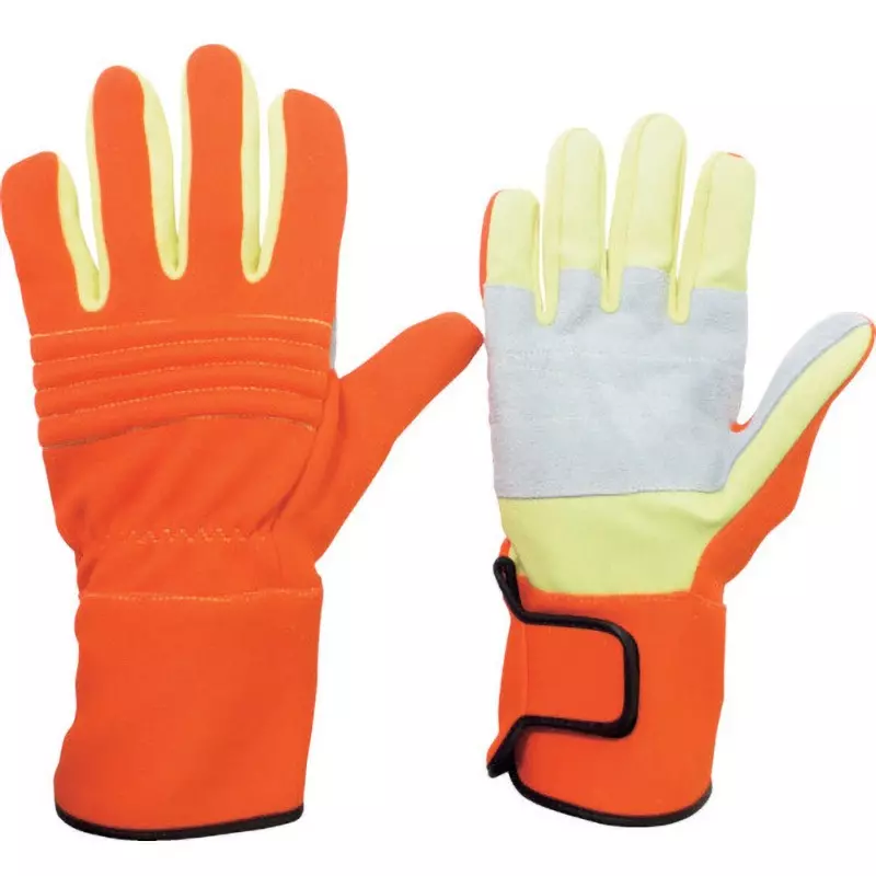 MIDORI Fire Gloves Orange LL Size 22.4 cm Palm Circumference 8.8 cm Middle Finger Length, MK-FM-1-OR-LL