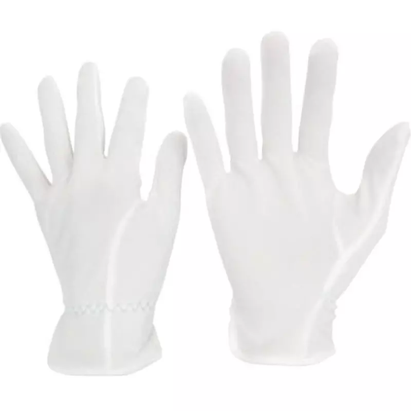 MIDORI Plantex Gloves Smooth White / White M Size 20.0 cm Palm Circumference, rubber, Rayon, PLANTEX-SUMUSU-GOMUIRI