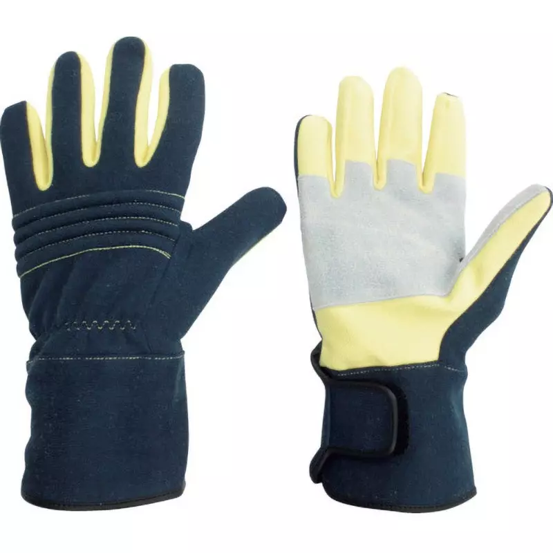 MIDORI Fire Gloves Navy M Size 20.6 cm Palm Circumference 7.8 cm Middle Finger Length, MK-FM-1-NV-M