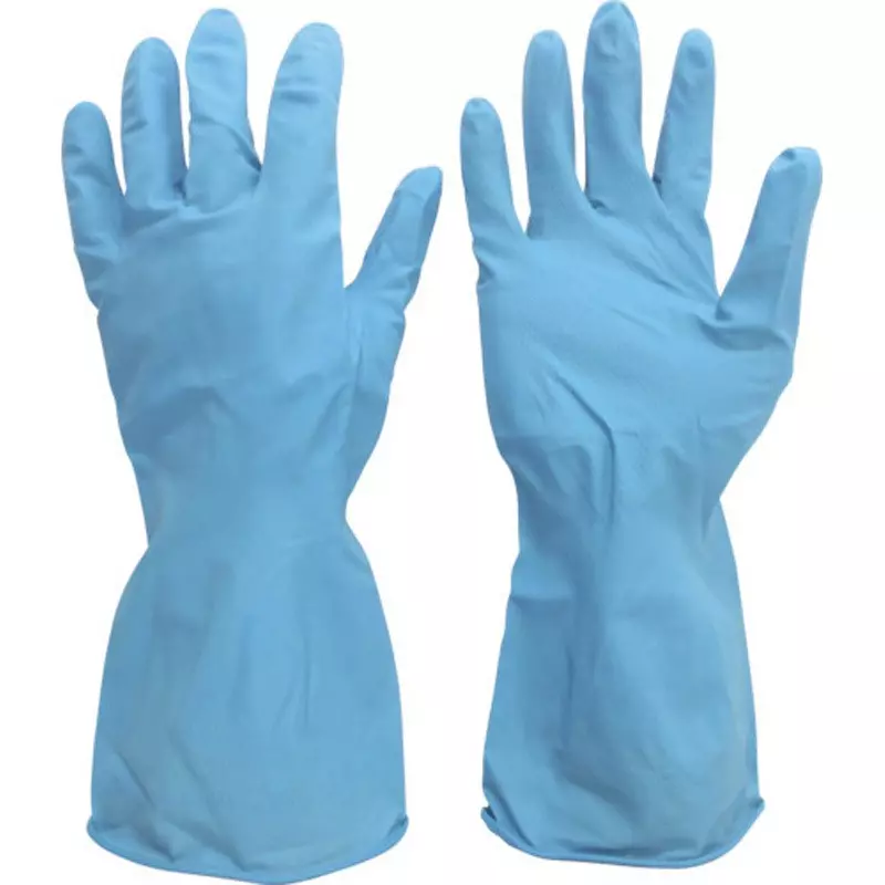 MIDORI Nitrile Disposable Gloves Blue S Size 19.3 cm Palm Circumference, VERTE-270-S