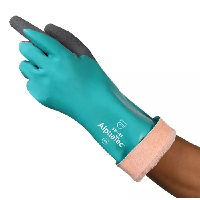 Ansell AlphaTec 58835 Grey HPPE Work Gloves for Assembly/Automotive Industry/Construction/Emergency Services Size 10, 58835100