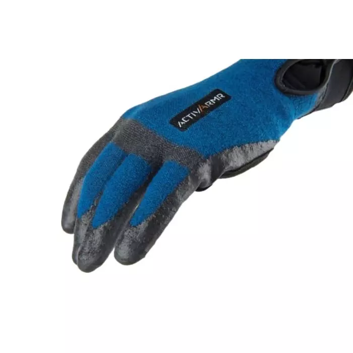 Ansell ActivArmr 97-003 Black Blue Kevlar Spandex Stainless Steel Cut Resistant Cut Resistant Gloves Size 11, 97003110 (1 Pair)