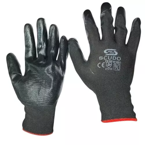 iMTSP Nitrile Coated Hand Gloves 36 GSM Cut Resistance - 1