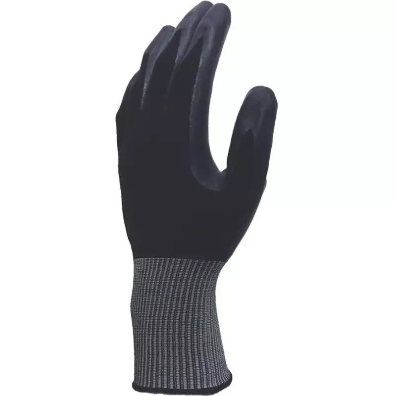 MIDORI Nitrile Disposable Gloves Black S Size 16.0 cm Palm Circumference, FT-3335-3P S (Pack of 3 Pair)