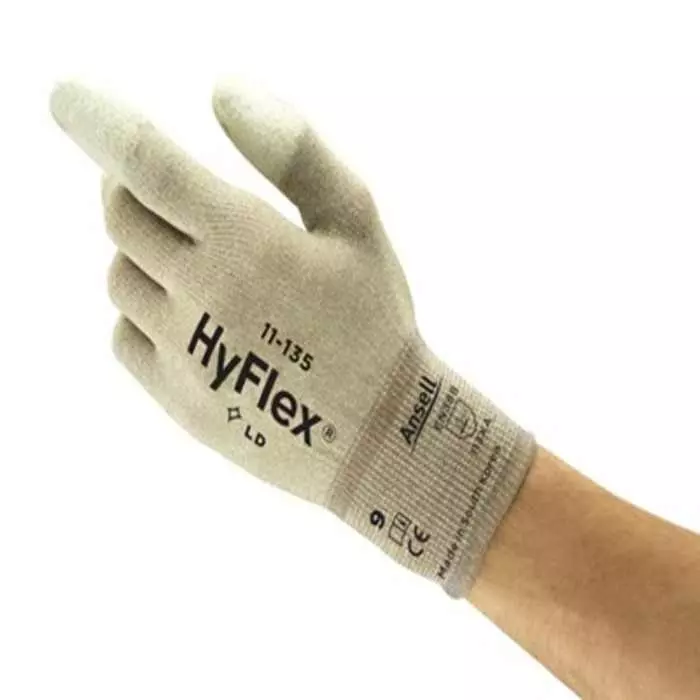 Ansell HyFlex 11-135 Anti-Static Anti-Static Gloves Polyurethane Coating